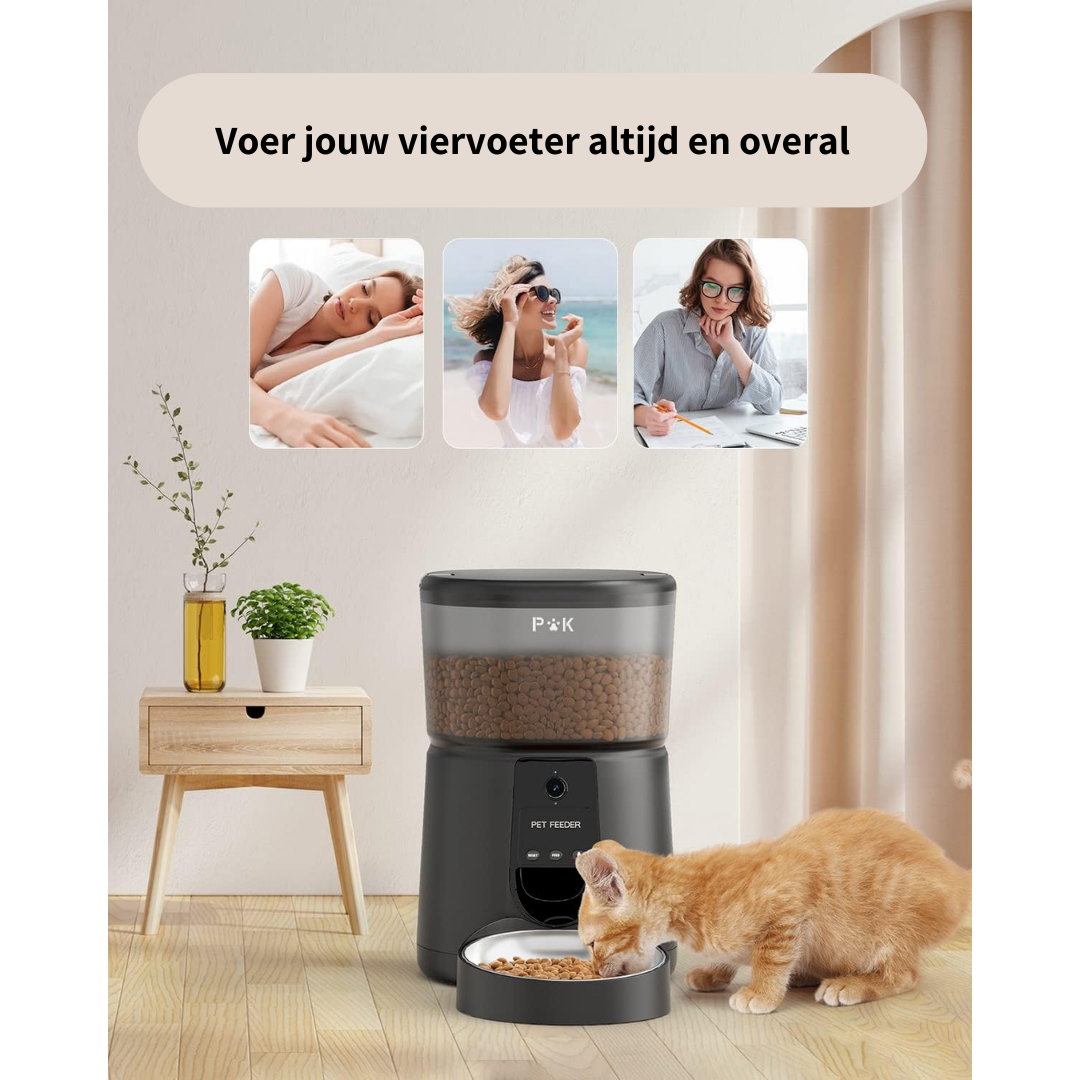 Puppy Kitty Automatische Voerbak Met Camera